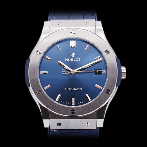 hublot classic fusion blue titanium price|Hublot classic fusion review.